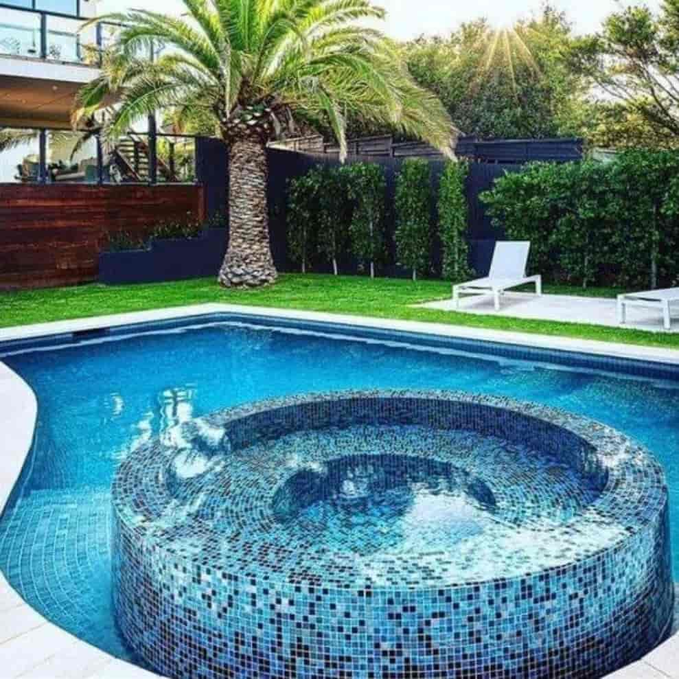 Outdoor home pool